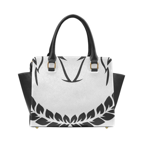 grey gloosh studded bag Rivet Shoulder Handbag (Model 1645)