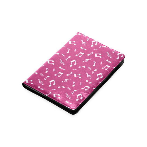 cute music pattern E Custom NoteBook A5