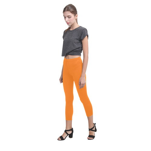 Orange Popsicle Capri Legging (Model L02)