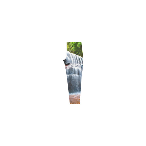 Pixel Waterfall Capri Legging (Model L02)