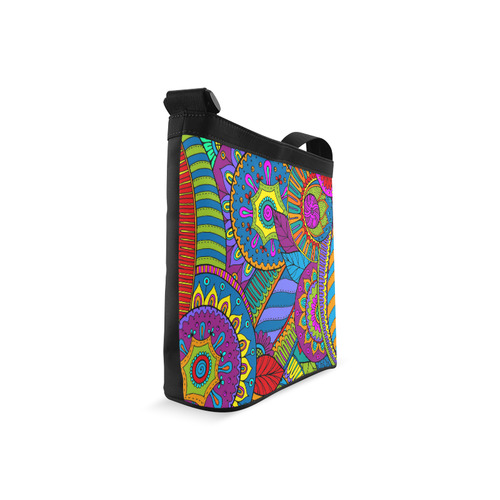 Pop Art PAISLEY Ornaments Pattern multicolored Crossbody Bags (Model 1613)