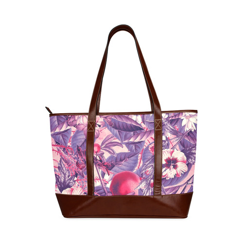 flowers 7 Tote Handbag (Model 1642)