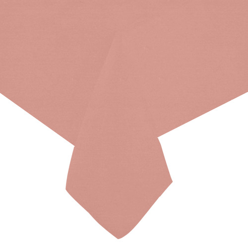 Canyon Clay Cotton Linen Tablecloth 60"x120"