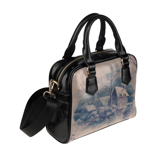 winter scene C Shoulder Handbag (Model 1634)