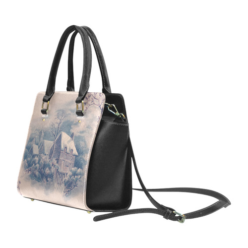 winter scene C Classic Shoulder Handbag (Model 1653)