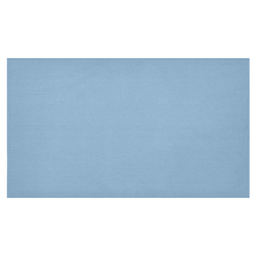 Dusk Blue Cotton Linen Tablecloth 60"x 104"