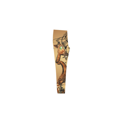 Cute giraffe in the fantasy wood Cassandra Women's Leggings (Model L01)
