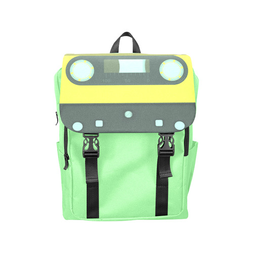 Cassette Tape Casual Shoulders Backpack (Model 1623)