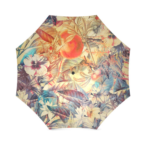 flowers 6 Foldable Umbrella (Model U01)