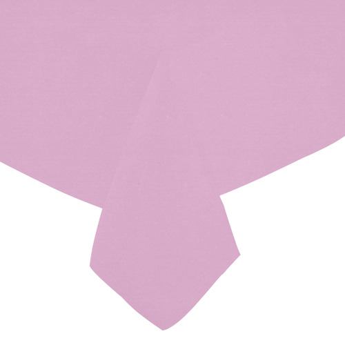 Pastel Lavender Cotton Linen Tablecloth 52"x 70"