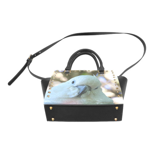 Cockatoo_2015_0507 Rivet Shoulder Handbag (Model 1645)