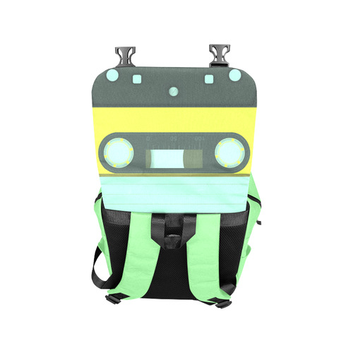 Cassette Tape Casual Shoulders Backpack (Model 1623)