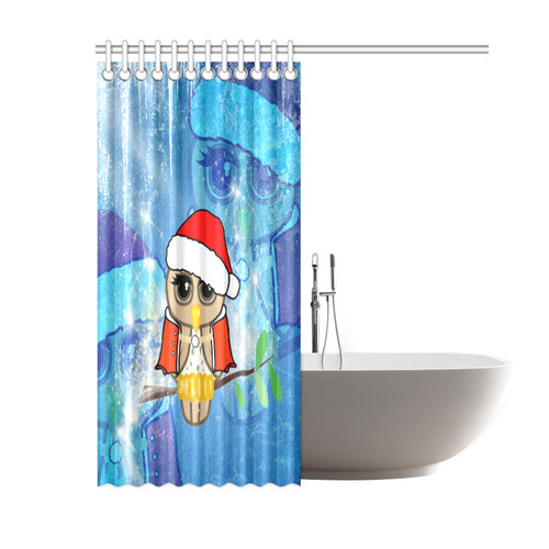 Christmas owls Shower Curtain 60"x72"
