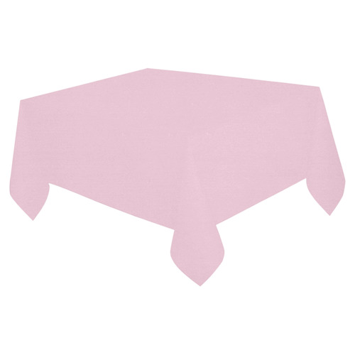 Pink Mist Cotton Linen Tablecloth 52"x 70"