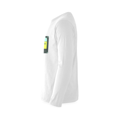 Cassette Tape Sunny Men's T-shirt (long-sleeve) (Model T08)