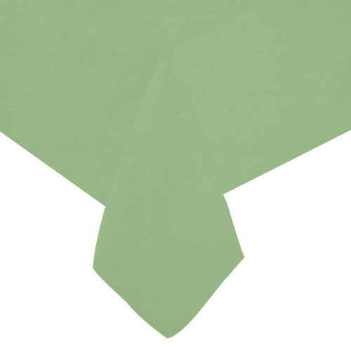 Green Tea Cotton Linen Tablecloth 60"x120"