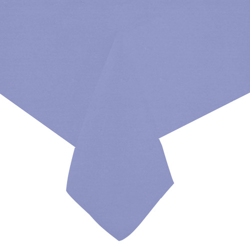 Deep Periwinkle Cotton Linen Tablecloth 60"x120"