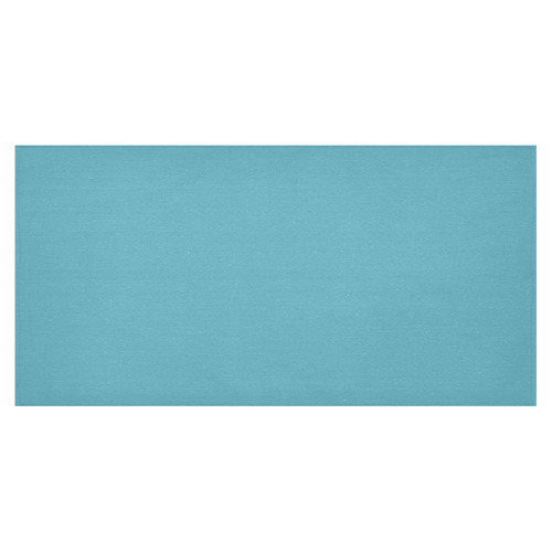 Aquamarine Cotton Linen Tablecloth 60"x120"