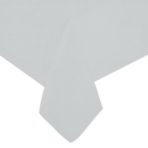 Glacier Gray Cotton Linen Tablecloth 60"x120"