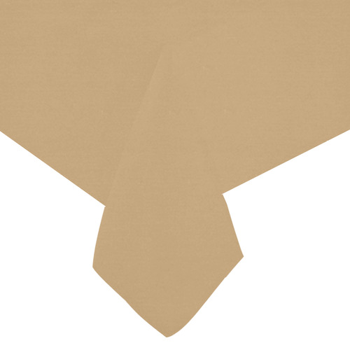 Pale Gold Cotton Linen Tablecloth 60"x120"