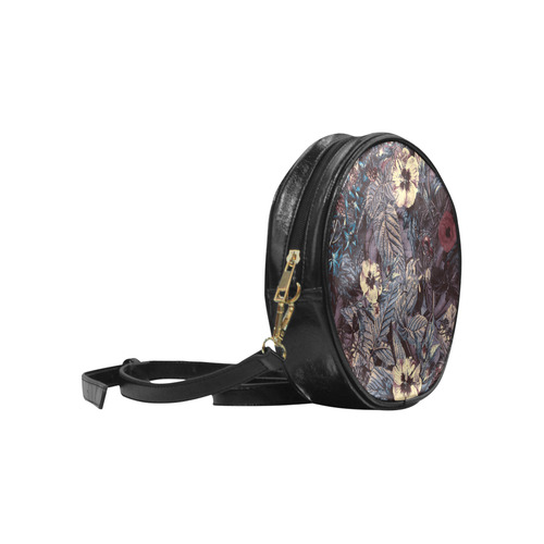 flowers 9 Round Sling Bag (Model 1647)