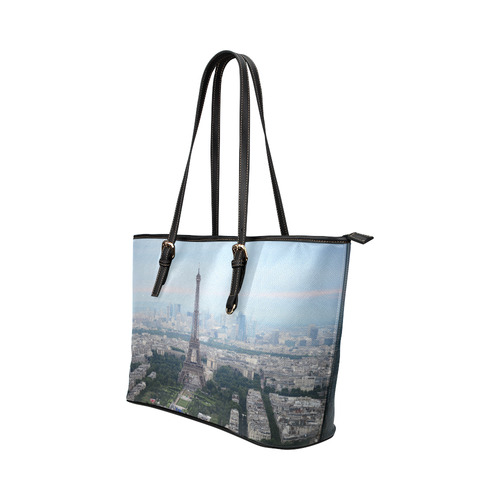 Day and Night tote Leather Tote Bag/Large (Model 1651)