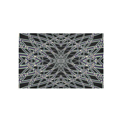 Fishnet Fractal Abstract Area Rug 5'x3'3''