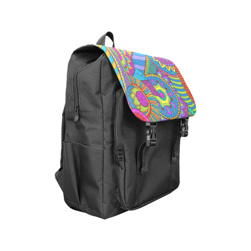 Pop Art PAISLEY Ornaments Pattern multicolored Casual Shoulders Backpack (Model 1623)