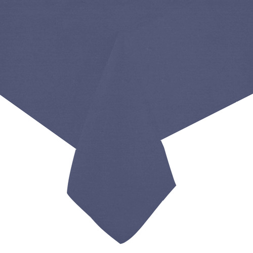 Blueberry Cotton Linen Tablecloth 60"x120"