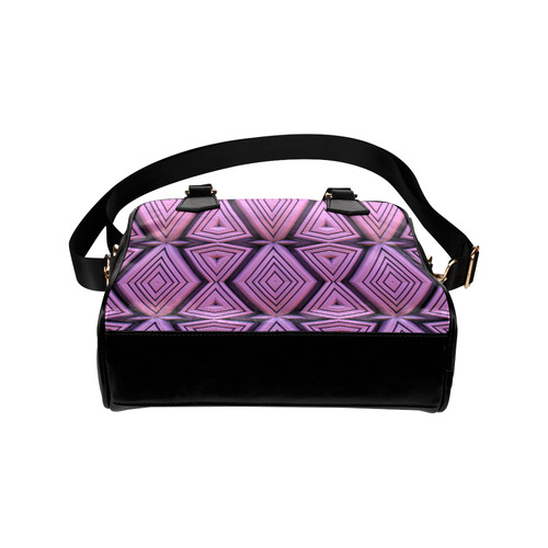 Pink Pattern Shoulder Handbag (Model 1634)