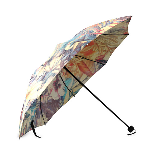 flowers 6 Foldable Umbrella (Model U01)