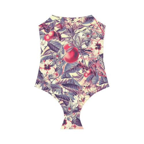 flowers 5 Strap Swimsuit ( Model S05)