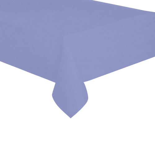 Deep Periwinkle Cotton Linen Tablecloth 60"x120"