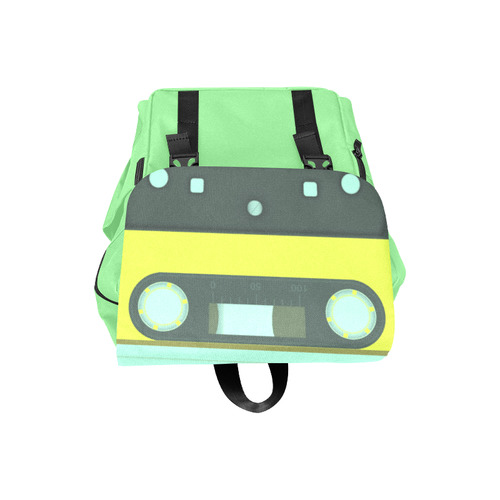 Cassette Tape Casual Shoulders Backpack (Model 1623)