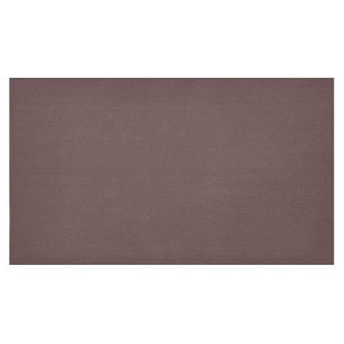 Deep Mahogany Cotton Linen Tablecloth 60"x 104"