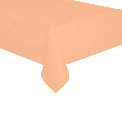 Peach Cobbler Cotton Linen Tablecloth 60"x120"