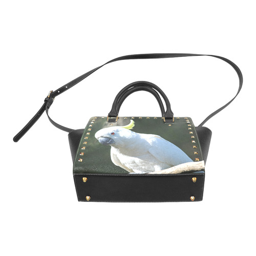 Cockatoo_2015_0505 Rivet Shoulder Handbag (Model 1645)