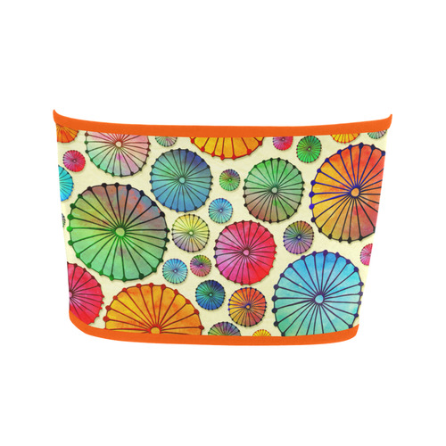 cocktail umbrellas-pillow Bandeau Top