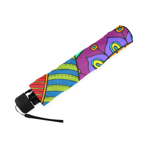 Pop Art PAISLEY Ornaments Pattern multicolored Foldable Umbrella (Model U01)