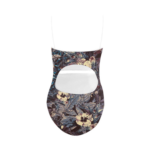 flowers 9 Strap Swimsuit ( Model S05)