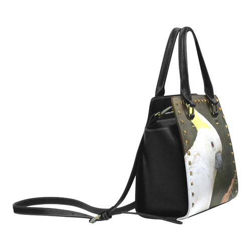 Cockatoo_2015_0504 Rivet Shoulder Handbag (Model 1645)