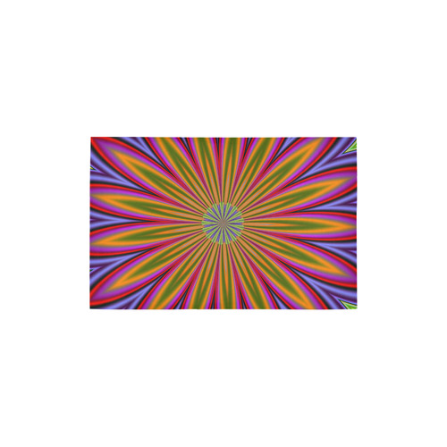 Fractal Kaleidoscope Mandala Flower Abstract 3 Area Rug 2'7"x 1'8‘’