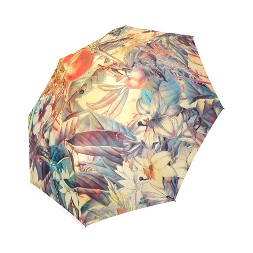 flowers 6 Foldable Umbrella (Model U01)