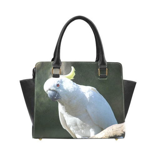 Cockatoo_2015_0505 Rivet Shoulder Handbag (Model 1645)