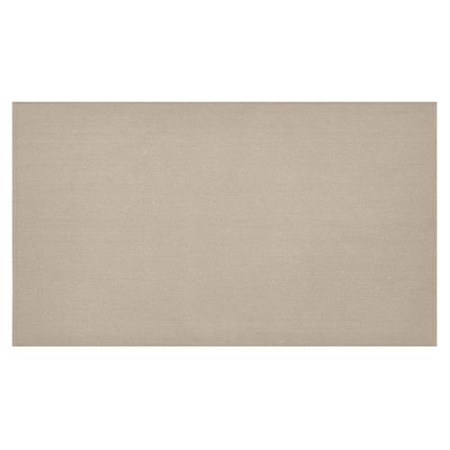 Champagne Beige Cotton Linen Tablecloth 60"x 104"