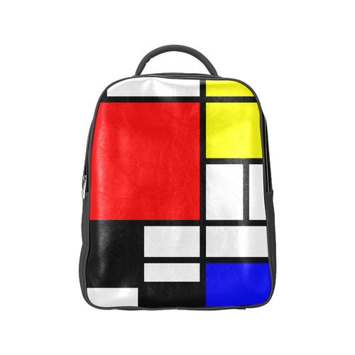 red yellow blue backpack