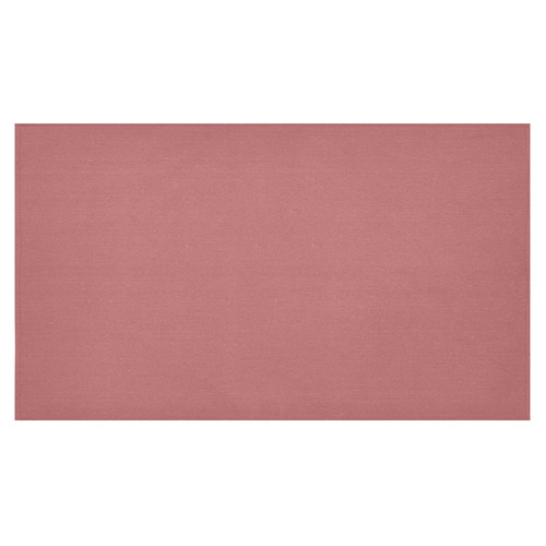 Dusty Cedar Cotton Linen Tablecloth 60"x 104"