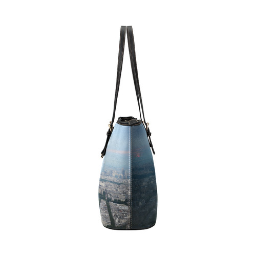 Day and Night tote Leather Tote Bag/Large (Model 1651)