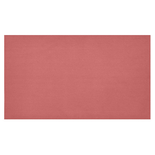 Cranberry Cotton Linen Tablecloth 60"x 104"
