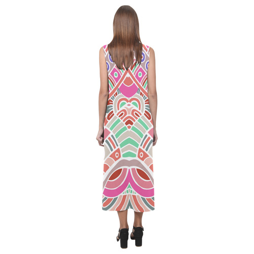 Ethnic1 Phaedra Sleeveless Open Fork Long Dress (Model D08)